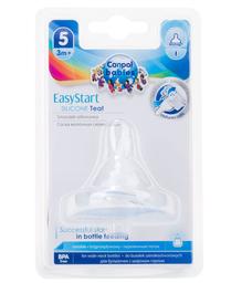 Соска силиконовая Canpol babies EasyStart, для бутылочек с широким отверстием, 1 шт. (21/724)