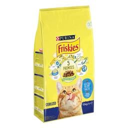 Сухий корм для стерилізованих котів Friskies, з лососем, тунцем та овочами, 10 кг