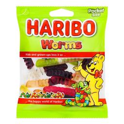 Жувальні желейні цукерки Haribo Happy Worms 80 г