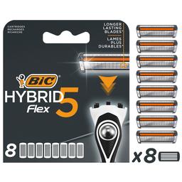 Змінні картриджі для гоління BIC Hybrid 5 Flex, 8 шт.