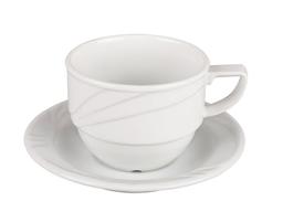 Чашка з блюдцем Lefard Didim, 100 мл, білий (39-095)