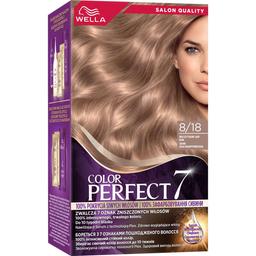 Стойкая крем-краска для волос Wella Color Perfect 8/18 Светящийся светло-перламутровый блонд (4064666598390)