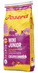 Сухой корм для предупреждения образования зубного камня Josera MiniJunior, с уткой и рисом, 15 кг