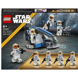 Конструктор LEGO Star Wars Бойовий набір солдатів-клонів 332 полку Асокі, 108 деталей (75359)