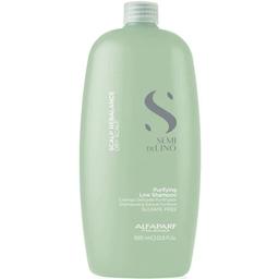 Бессульфатный восстанавливающий шампунь Alfaparf Milano Semi Di Lino Scalp Renew Energizing Low Sulfate Free Shampoo, 1000 мл