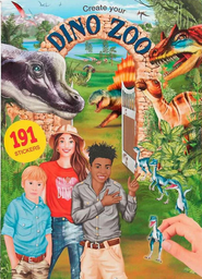 Альбом для раскрашивания Motto A/S Dino World Зоопарк с динозаврами (411400)