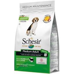 Монопротеїновий сухий корм для собак середніх порід Schesir Dog Medium Adult Lamb з ягням 3 кг