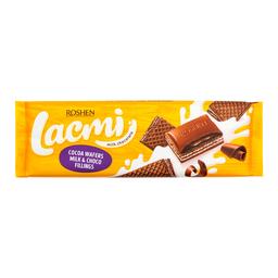Шоколад молочний Roshen Lacmi, з молочною та шоколадною начинками, вафлей з какао, 265 г (821377)