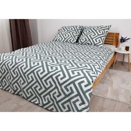 Комплект постільної білизни ТЕП Happy Sleep Duo Labyrinth двоспальний білий з сірим (2-04010_26629)