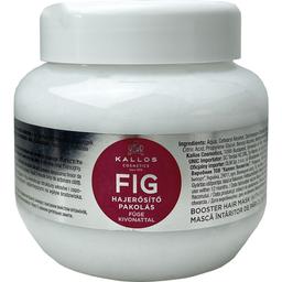 Маска для волос Kallos Cosmetics Fig Booster Hair Mask With Fig Extract укрепляющая с экстрактом инжира, 275 мл