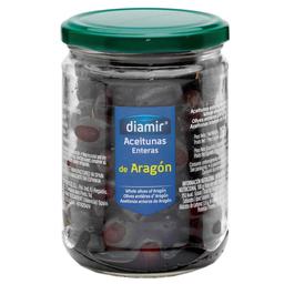 Оливки Diamir Арагон чорні з кiсточками 250 г