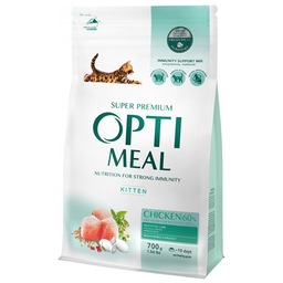 Сухой корм для котят Optimeal, с курицей, 0,7 кг (B1810902)