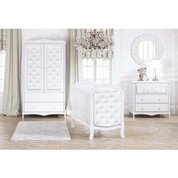 Детская кроватка Trama Classic Matt White/Leatherette, белый (8312603)