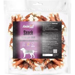 Ласощі для собак AnimAll Snack м'ясо качки на кальцієвій кістці, 150 г