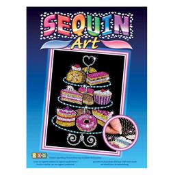 Набор для творчества Sequin Art Blue Подставка с пирожными (SA1423)