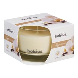 Свеча Bolsius True scents Ваниль, в стекле, 9х6,3 см, молочный (170475)