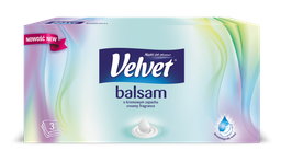 Серветки Velvet Бальзам та крем, тришарові, 70 шт. (3200018)