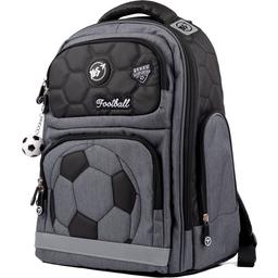 Рюкзак Yes S-87 Football, серый с черным (553877)