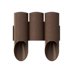 Газонна огорожа Cellfast 3 Maxi, коричневий (34-011)