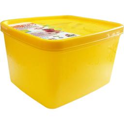 Бокс для морозильної камери Irak Plastik Alaska, глибокий, 1,2 л, жовтий (SA975)