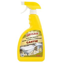 Средство очищающее San Clean Сантик для сантехники, с распылителем, 750 мл