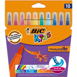 Фломастеры BIC Kids Visaquarelle, 10 цветов (8289641)