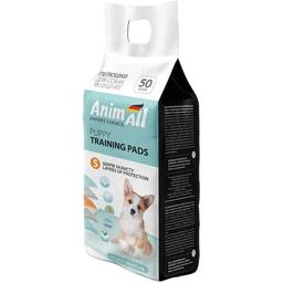 Пелюшки для собак та цуценят AnimAll Puppy Training Pads, 60х60 см, 50 шт.
