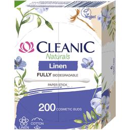 Ватні палички Cleanic Naturals Linen 200 шт.