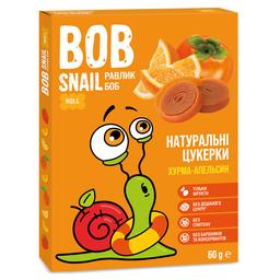 Натуральні цукерки Bob Snail Хурма-Апельсін, 60 г