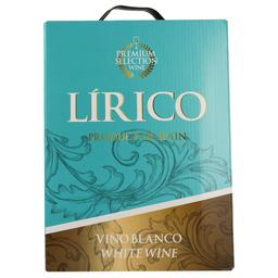 Вино Vincente Gandia Lirico Blanco, белое, сухое, 11,5%, 3 л
