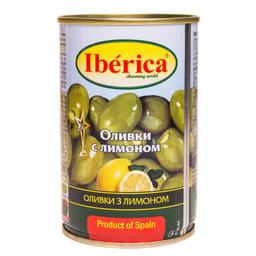 Оливки Iberica зеленые с лимоном 300 г (223169)