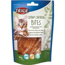 Лакомство для кошек Trixie Catnip Chicken Bites, с куриным филе и кошачьей мятой, 50 г (42742)