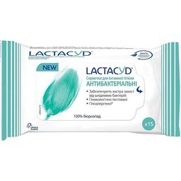 Серветки для інтимної гігієни Lactacyd Антибактеріальні, 15 шт.