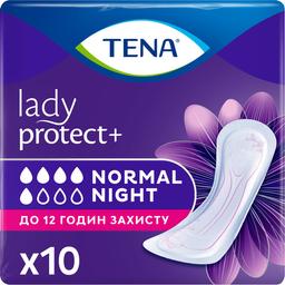 Ночные урологические прокладки Tena Lady Protect Normal Night 5 капель 10 шт.
