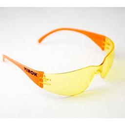 Очки защитные Virok поликарбонатные дужки пластик желтые