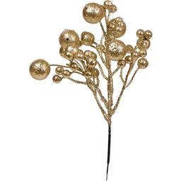 Веточка декоративная Yes! Fun Золотые шары 31 см золотая (973981)
