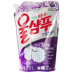 Средство для деликатной стирки Aekyung Wool Champoo Purple Lilac, запаска, 1,3 л