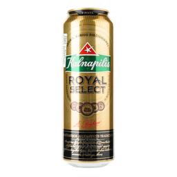 Пиво Kalnapilis Royal Select светлое, 5.6%, ж/б, 0.568 л
