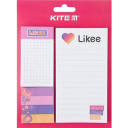 Блок бумаги с клейким слоем Kite Likee набор (LK22-299)