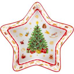 Блюдо Lefard Christmas delight, 18 см, біле (985-120)