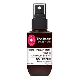 Сироватка для волосся The Doctor Health&Keratin + Arginine + Biotin Maximum Energy Scalp serum, 89 мл