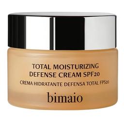 Зволожуючий захисний крем для обличчя Bimaio Total Moisturizing Defense Cream SPF20, 50 мл