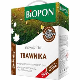 Удобрение гранулированное Biopon для газонов осеннее, 3 кг