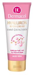 Нежный крем для умывания и снятия макияжа Dermacol Hyaluron Wash Сream, 100 мл
