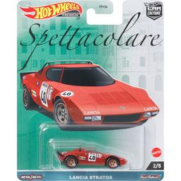 Коллекционная модель машинки Hot Wheels Car Culture Lancia Stratos красная (FPY86/HKC49)