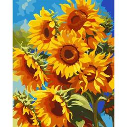 Картина за номерами Santi Яскраві соняшники, 40х50 см (954502)
