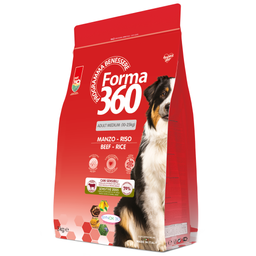Сухой корм Forma 360 для собак средних пород с говядиной и рисом, 3 кг