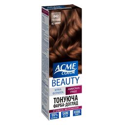 Гель-фарба для волосся Acme-color Beauty, відтінок 042 (Каштановий), 69 г