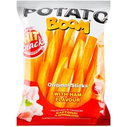 Палички Potato Boom зі смаком картоплі з шинкою 50 г (617606)