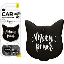Ароматизатор Aroma Car Art Cats Quotes Black